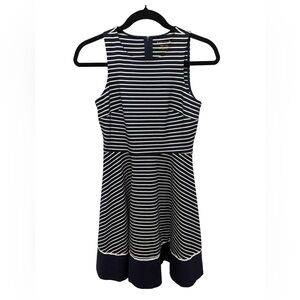 kate spade Navy and White Striped Sleeveless Dress